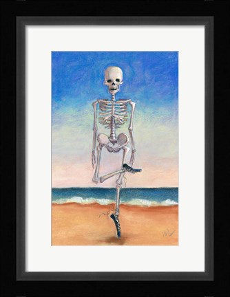 Framed Skeltic Dancer Print