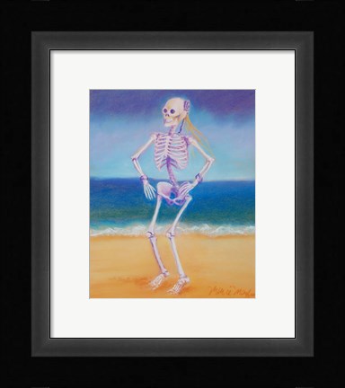 Framed Skelly Dancer II Print