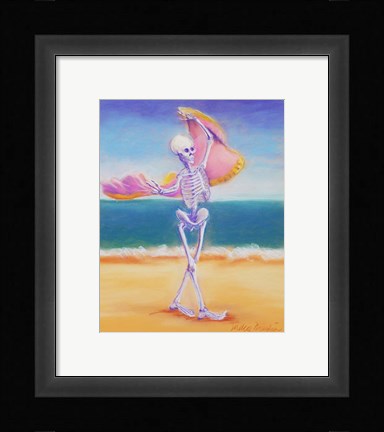 Framed Skelly Dancer III Print