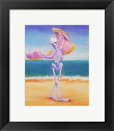 Framed Skelly Dancer III Print
