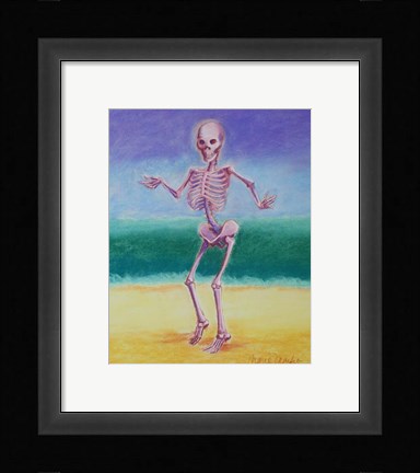 Framed Skelly Dancer V Print