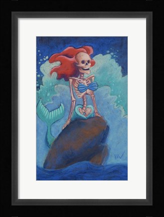 Framed Part of Your (Skelly) World Print