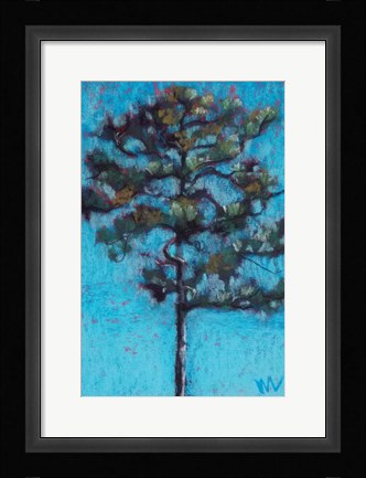 Framed Tall Pine, Blue Sky, Julington Durbin Preserve Series Print