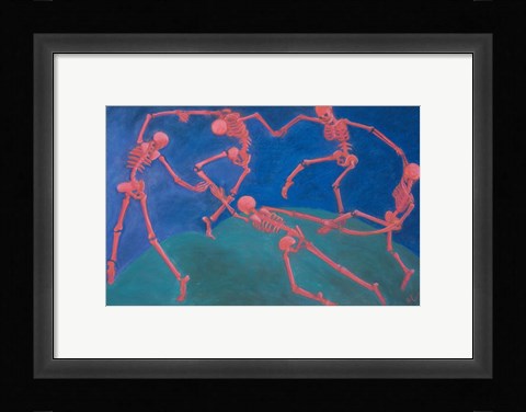 Framed (Skelly) Dance Print