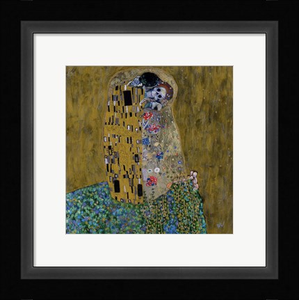 Framed Kiss (Skelly Lovers) Print