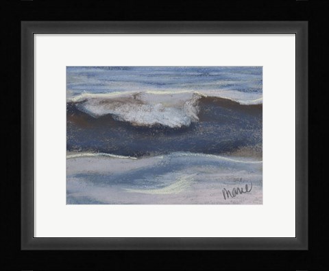 Framed Wave Portrait No. 12 Print