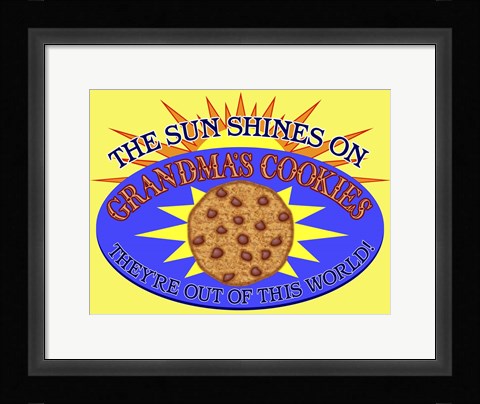 Framed Grandma's Cookies Print