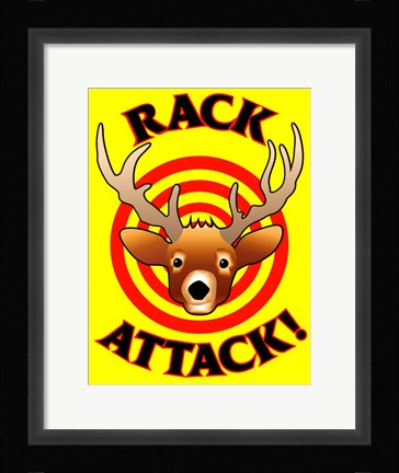Framed Rack Attack Print