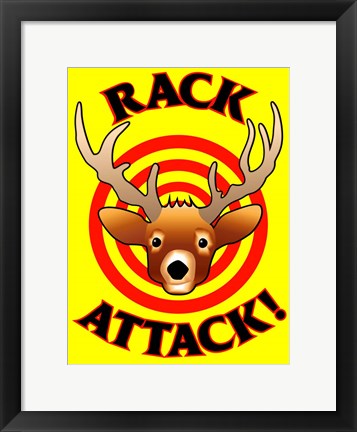 Framed Rack Attack Print