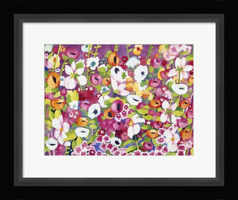 Framed Blessed Garden Print