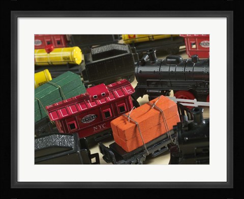Framed Toy Yard Print