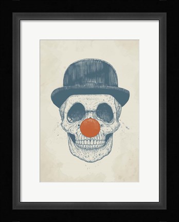 Framed Dead Clown Print