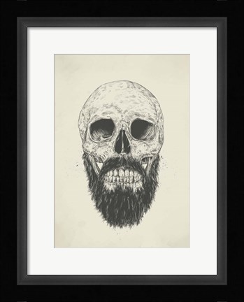 Framed Beard Is Not Dead Print