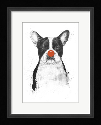 Framed I'm Not Your Clown Print