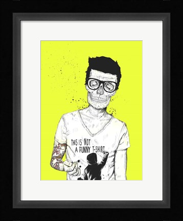 Framed Hipsters Not Dead Print