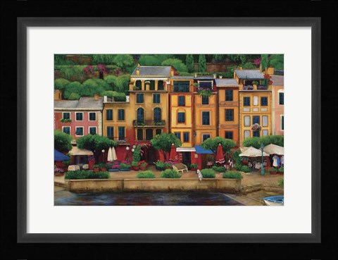 Framed Buongiorno Portofino Print