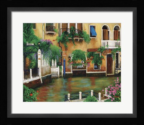 Framed Canal Da Marco Print