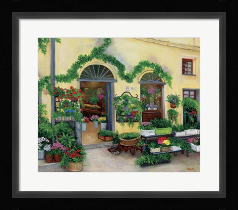 Framed Little Flower Shop Print