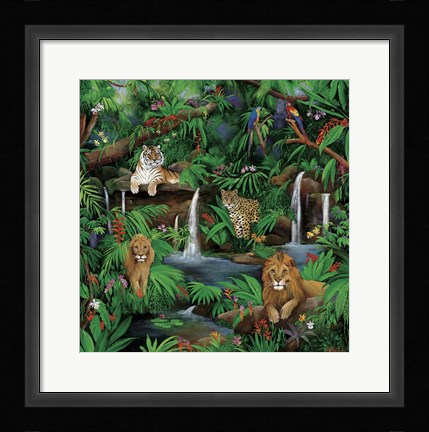 Framed Paradise Jungle Print