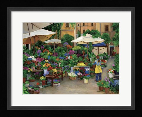 Framed Roma Fiori Print