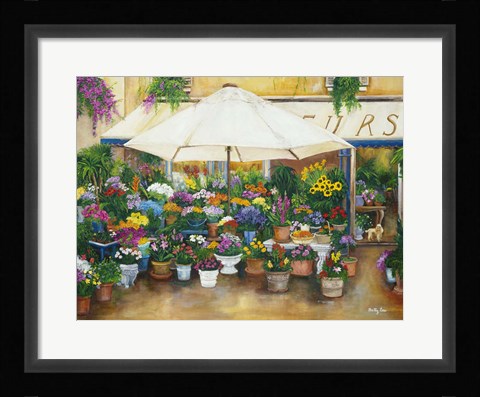 Framed Fleurs De Princess Print