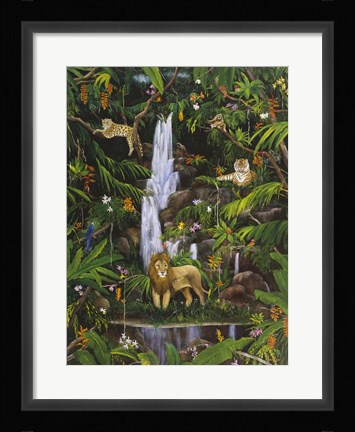 Framed Tropical Rainforest Print