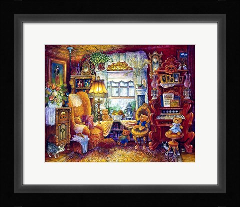 Framed Teddy Bears Print