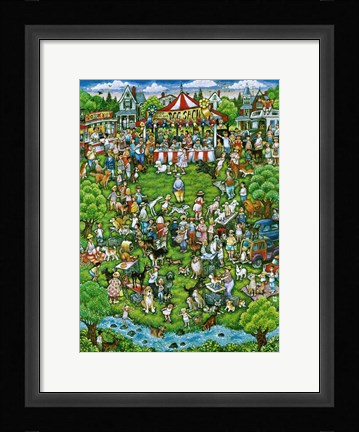 Framed Dog Show Print