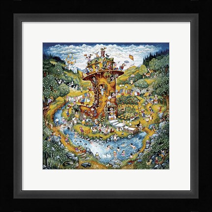 Framed Shoe Lady Print