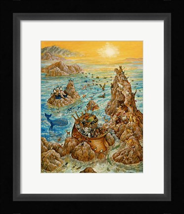 Framed Noah's Sun Day Print