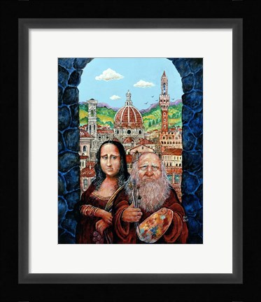 Framed Italian Gothic Print