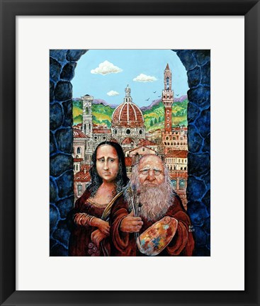 Framed Italian Gothic Print