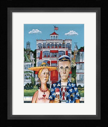 Framed Cape May Gothic Print