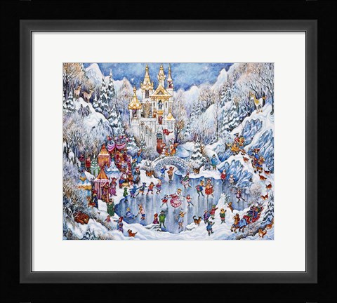 Framed Camelot Winter Print