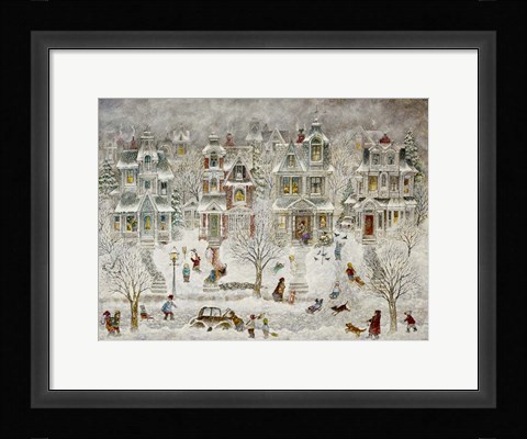 Framed Flurries Print