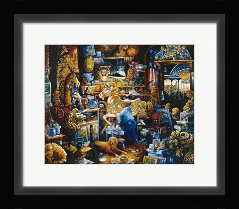 Framed Ride A Pink Horse Print