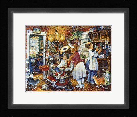 Framed Dentist Print