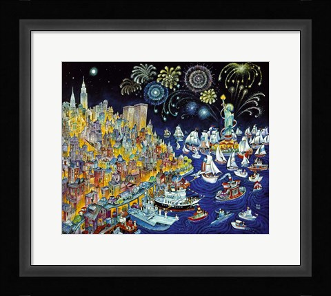 Framed Liberty NYC Print