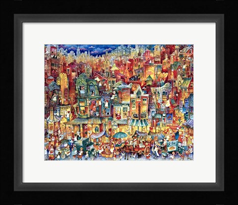 Framed Market Day Print