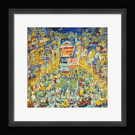 Framed New York Times Square Print