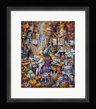 Framed Kitchen Witch 2 Print