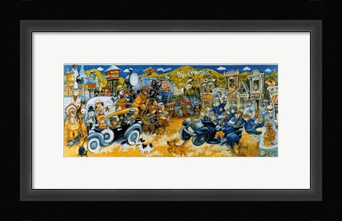 Framed Keystone Kops Print