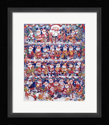 Framed Will The Real Santa 2 Print