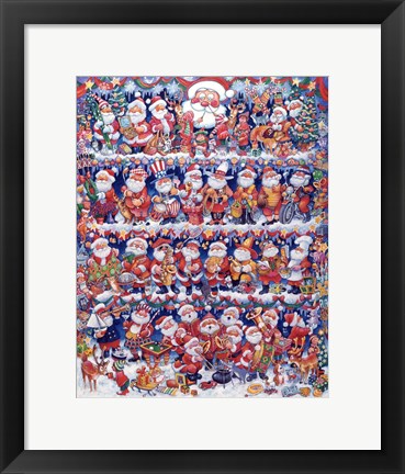 Framed Will The Real Santa 2 Print