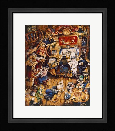 Framed Miss Kitty Print