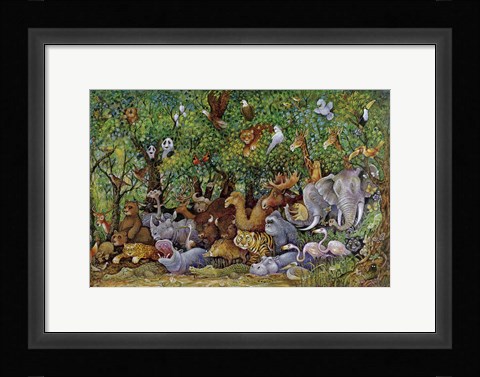 Framed Noah And Friends (Part 2) Print