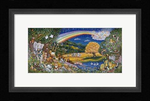 Framed Put Them In The Garden Print