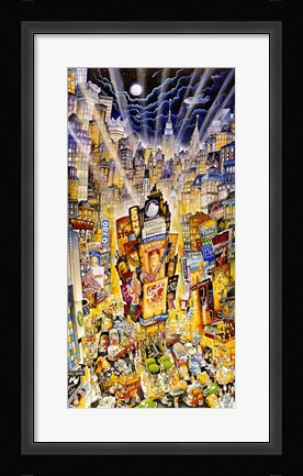 Framed Showtime On Broadway Print