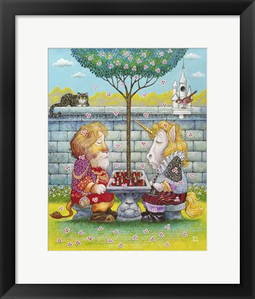 Framed Bored Same Print