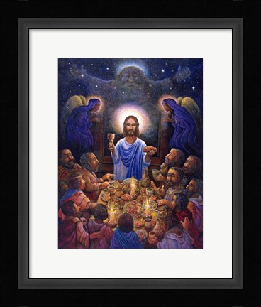 Framed Last Supper Print